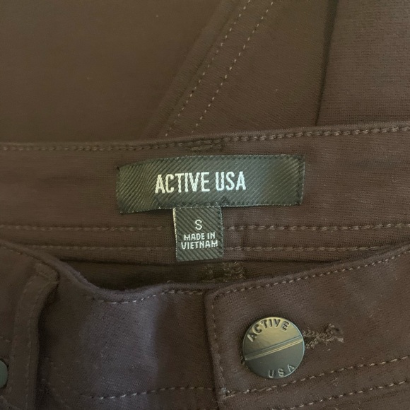 Active USA | NWOT Brown Skinny Jeggings - Picture 5 of 6